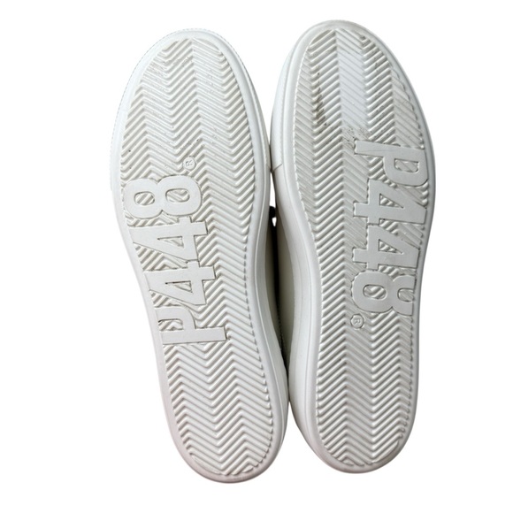 P448 Thea Platform Sneaker Women’s Size EU 40 9.5 Leather Grey White New WOBox - Picture 8 of 14